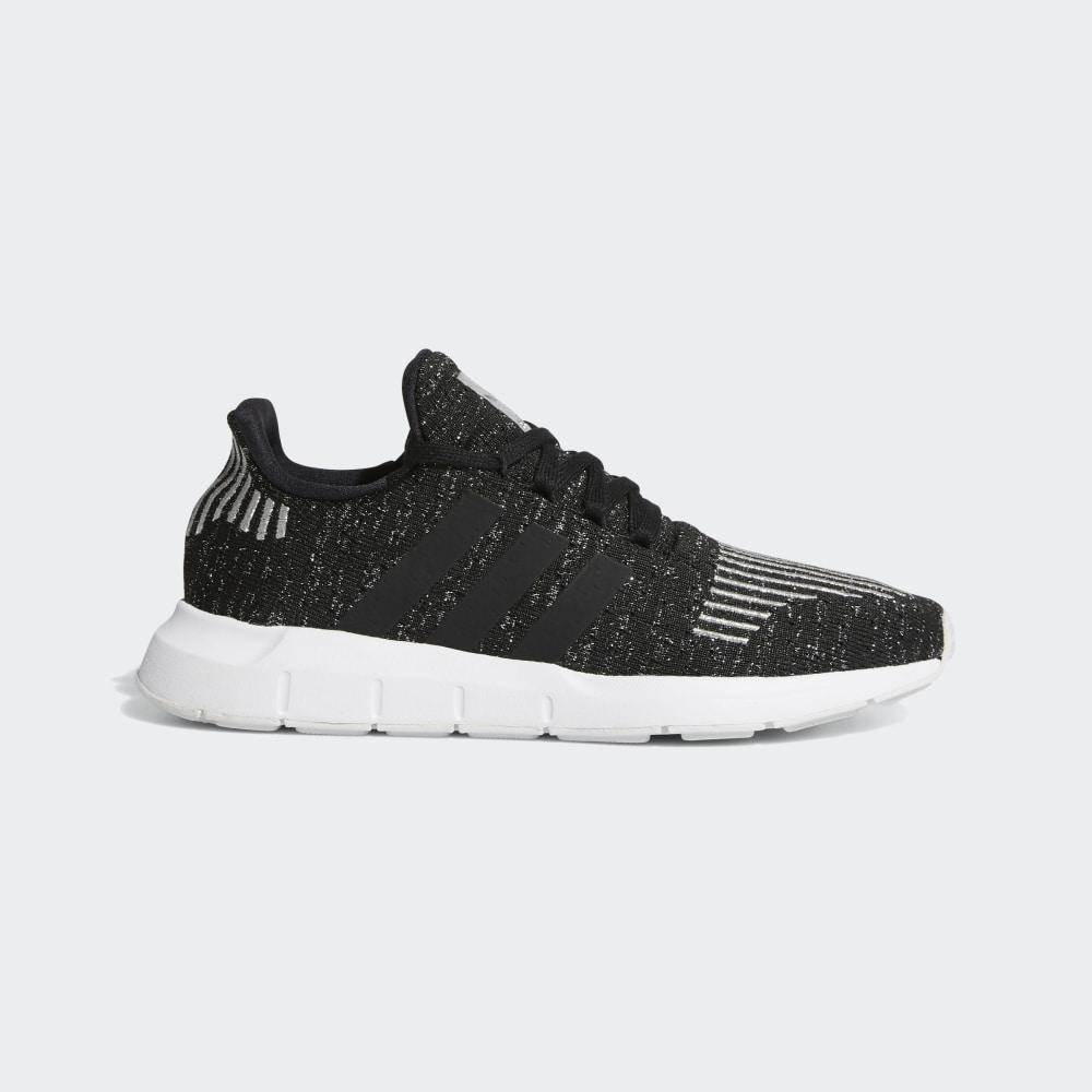 Originals Adidas Swift Run Dama Romania - Negrii/Argintii Metal/Albi EG7984